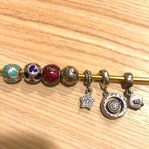 Authentic pandora charm lot